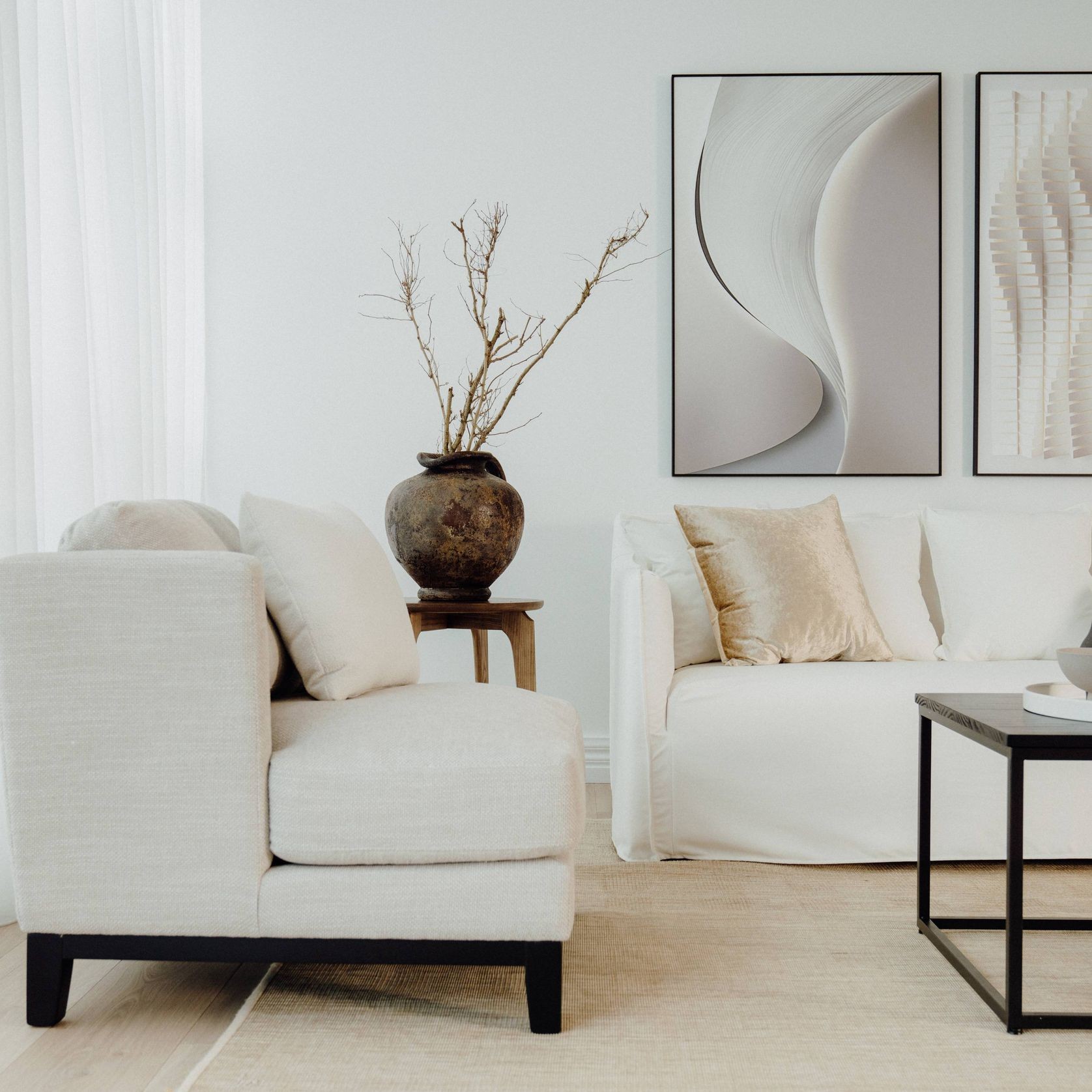 Remington Upholstered Armchair | Oatmeal gallery detail image