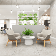 Flow Armchair - Light Grey gallery detail image