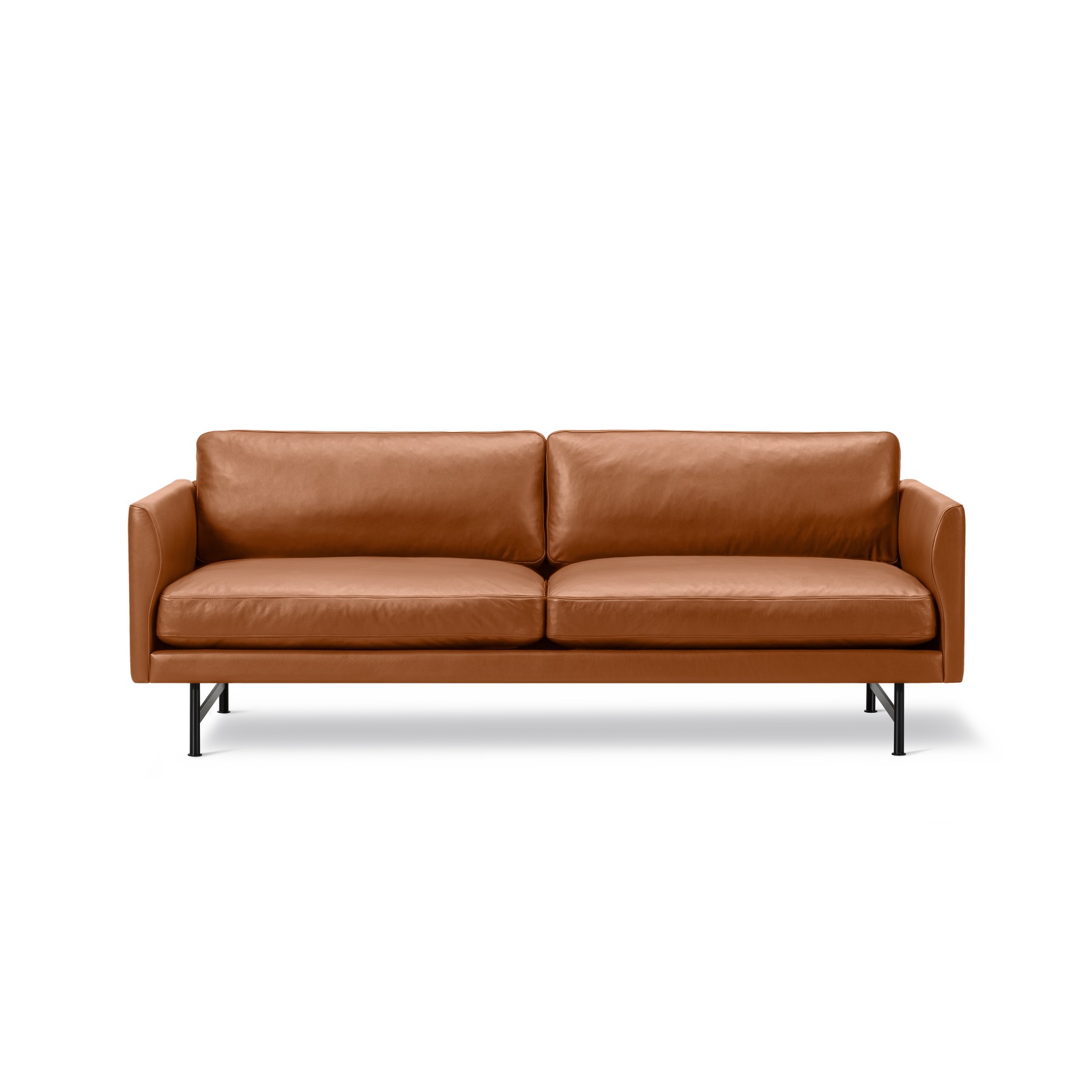 Calmo 2-seater Sofa 95 Metal by Fredericia gallery detail image