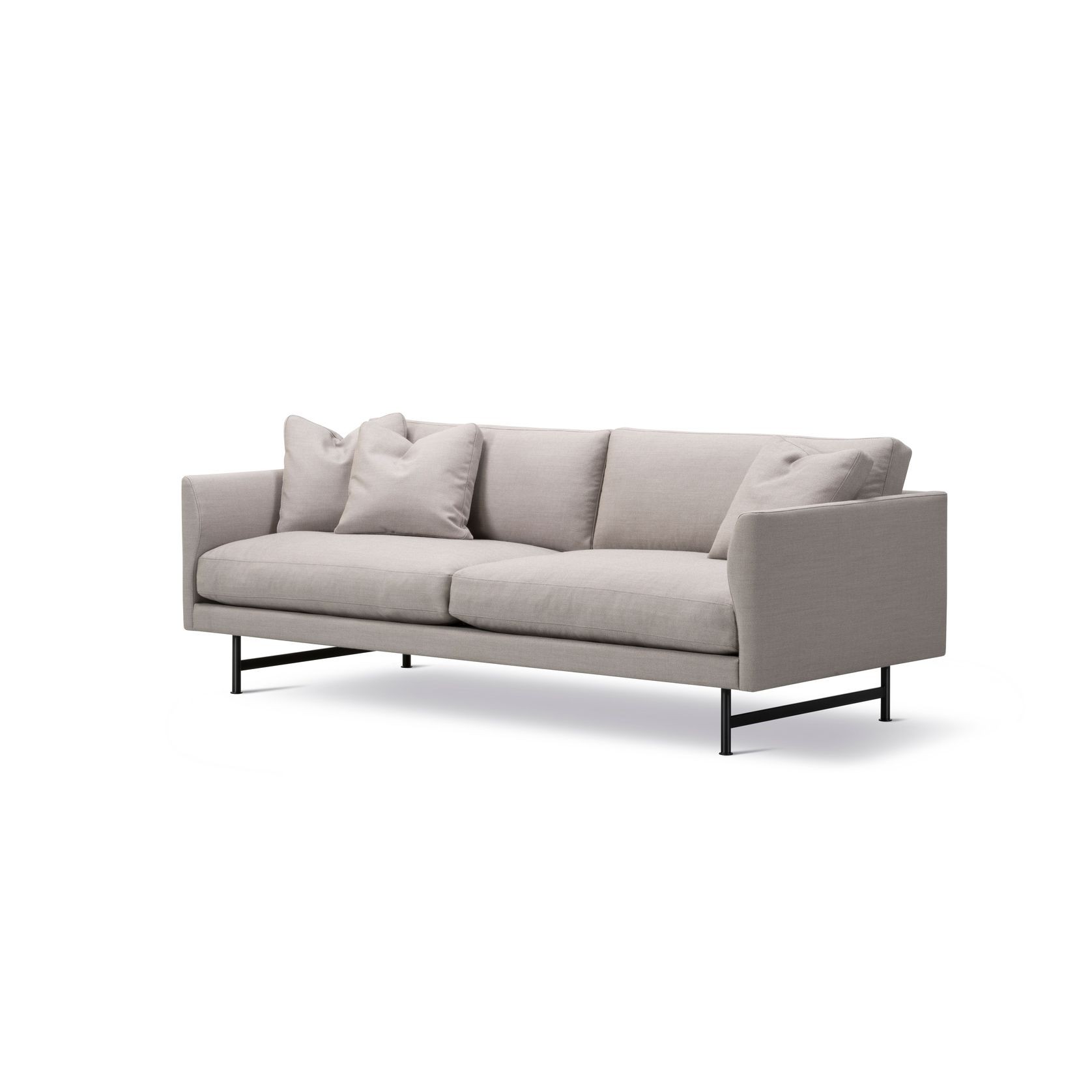 Calmo 2-seater Sofa 95 Metal by Fredericia gallery detail image
