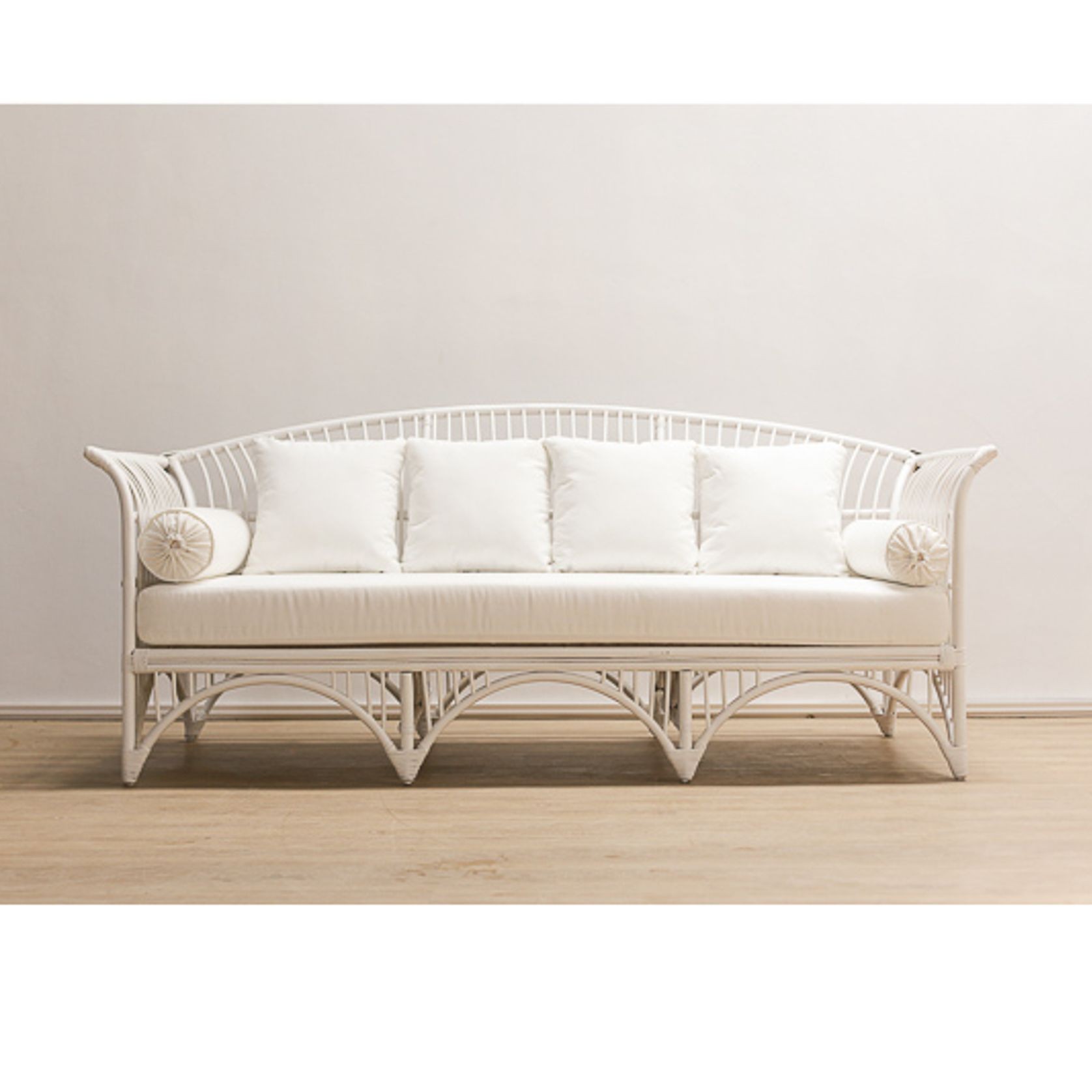 Hamilton 3 Seater Sofa – White gallery detail image