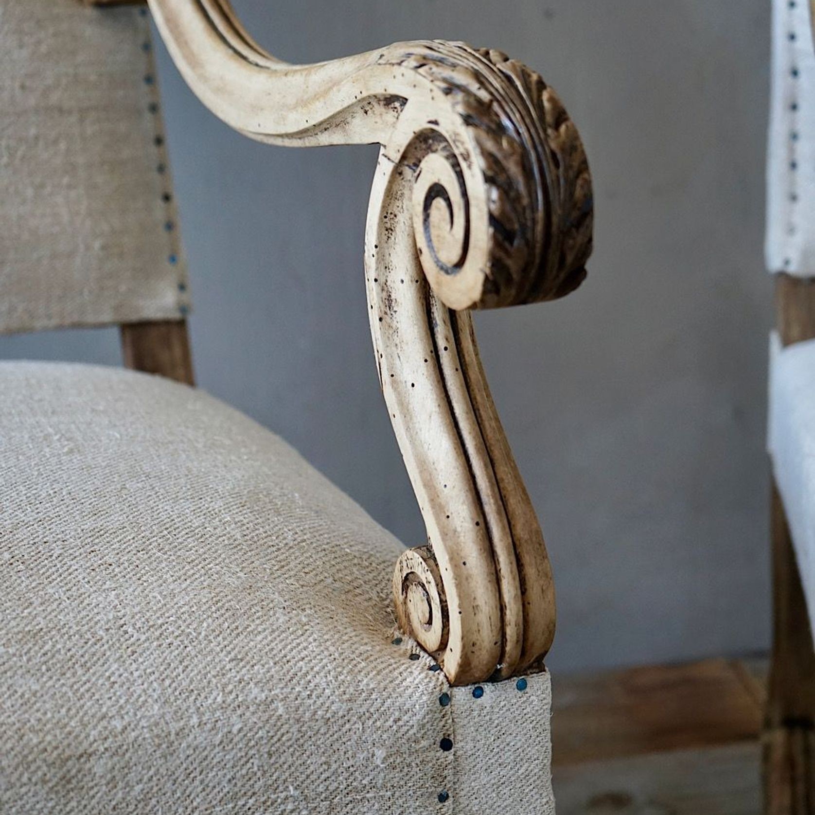 French Louis XIV Armchairs (Pair) gallery detail image