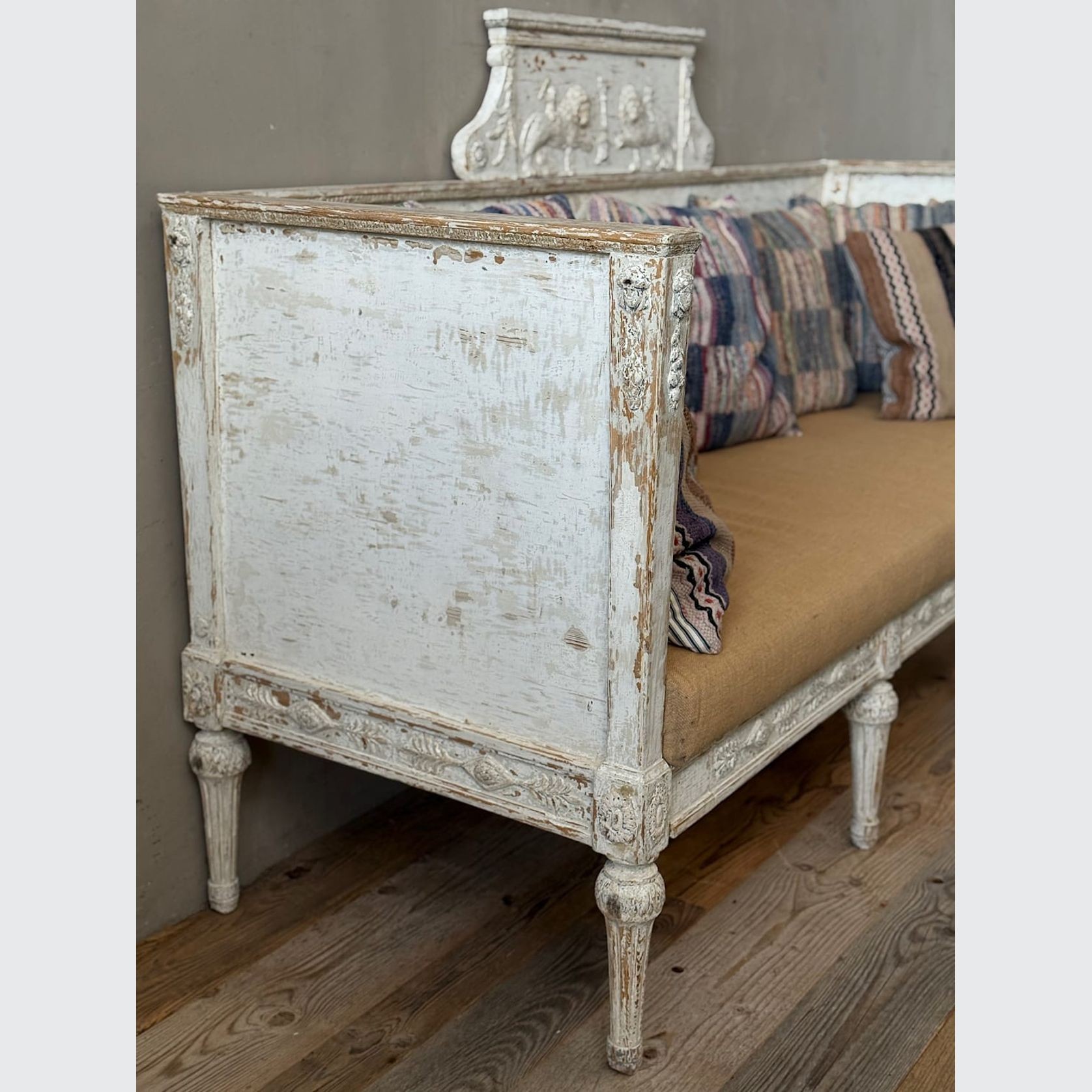Antique Swedish Gustavian Sofa gallery detail image