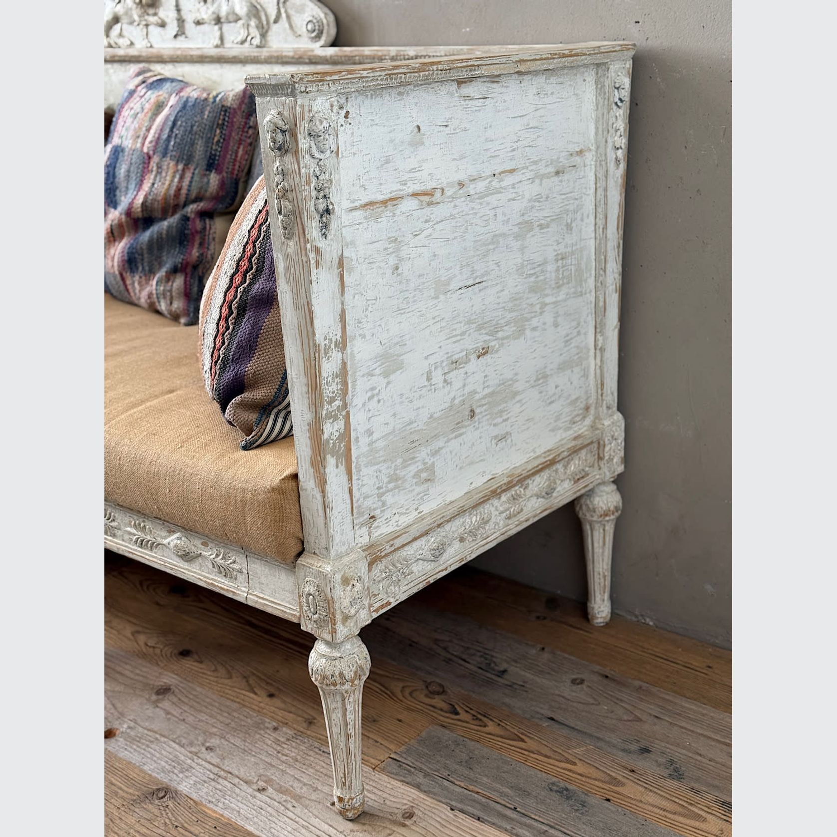 Antique Swedish Gustavian Sofa gallery detail image