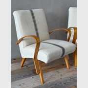 Mid Century Bentwood Lounge Chairs gallery detail image