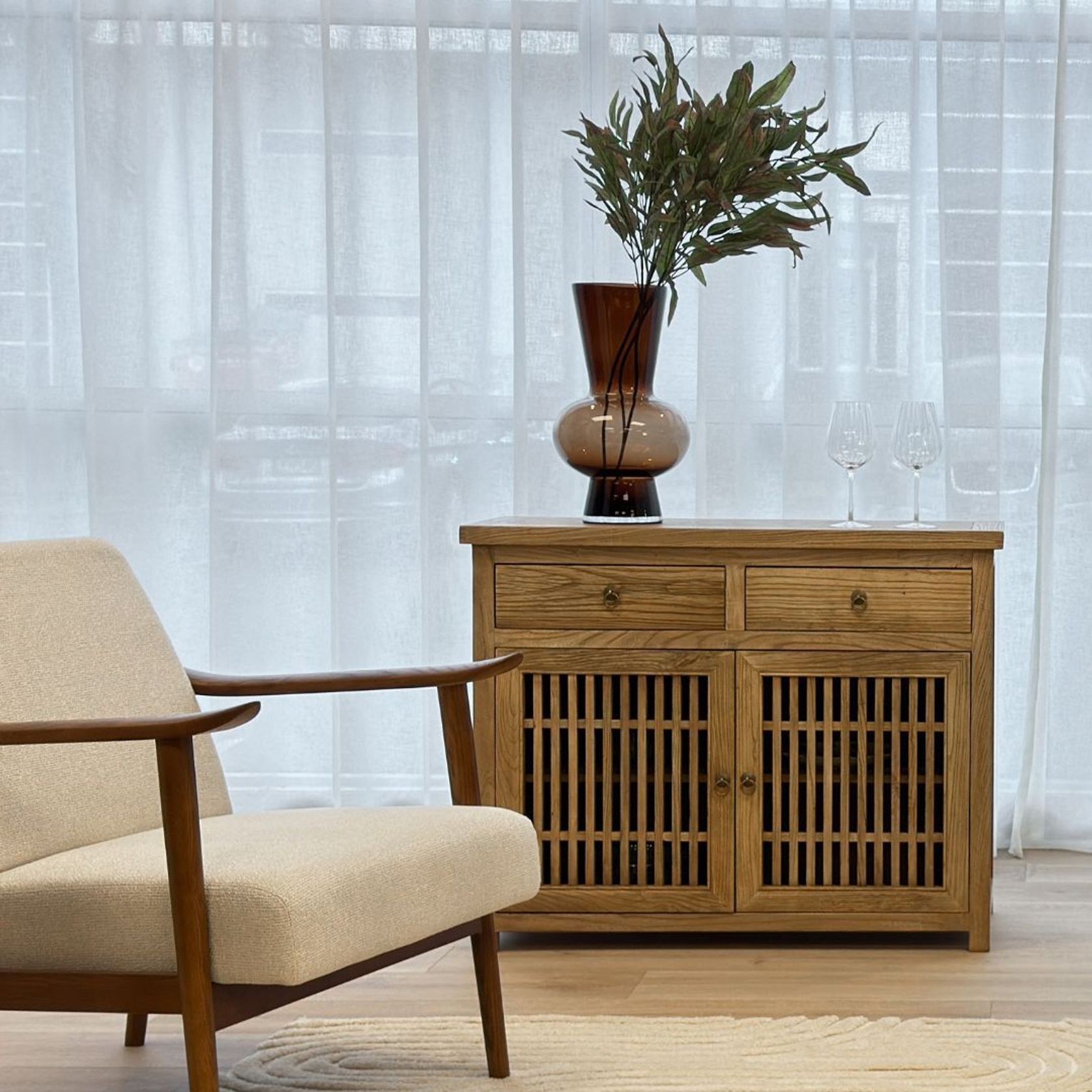 Spencer Mid-Century Chair | Sand gallery detail image