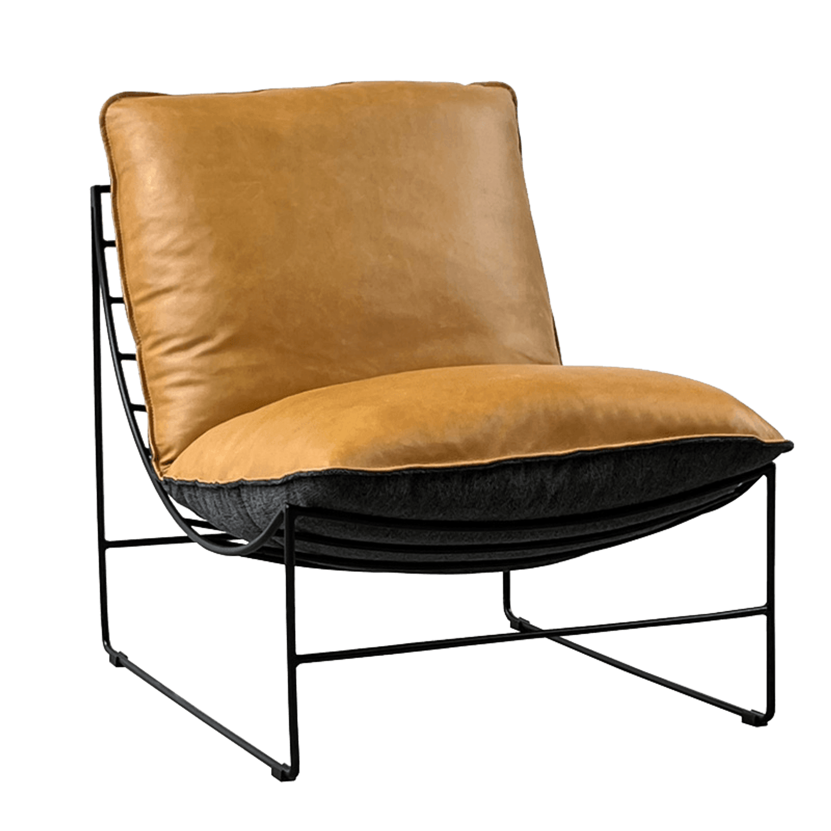 Leonardo Leather Lounge Chair gallery detail image