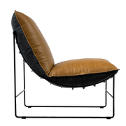 Leonardo Leather Lounge Chair gallery detail image