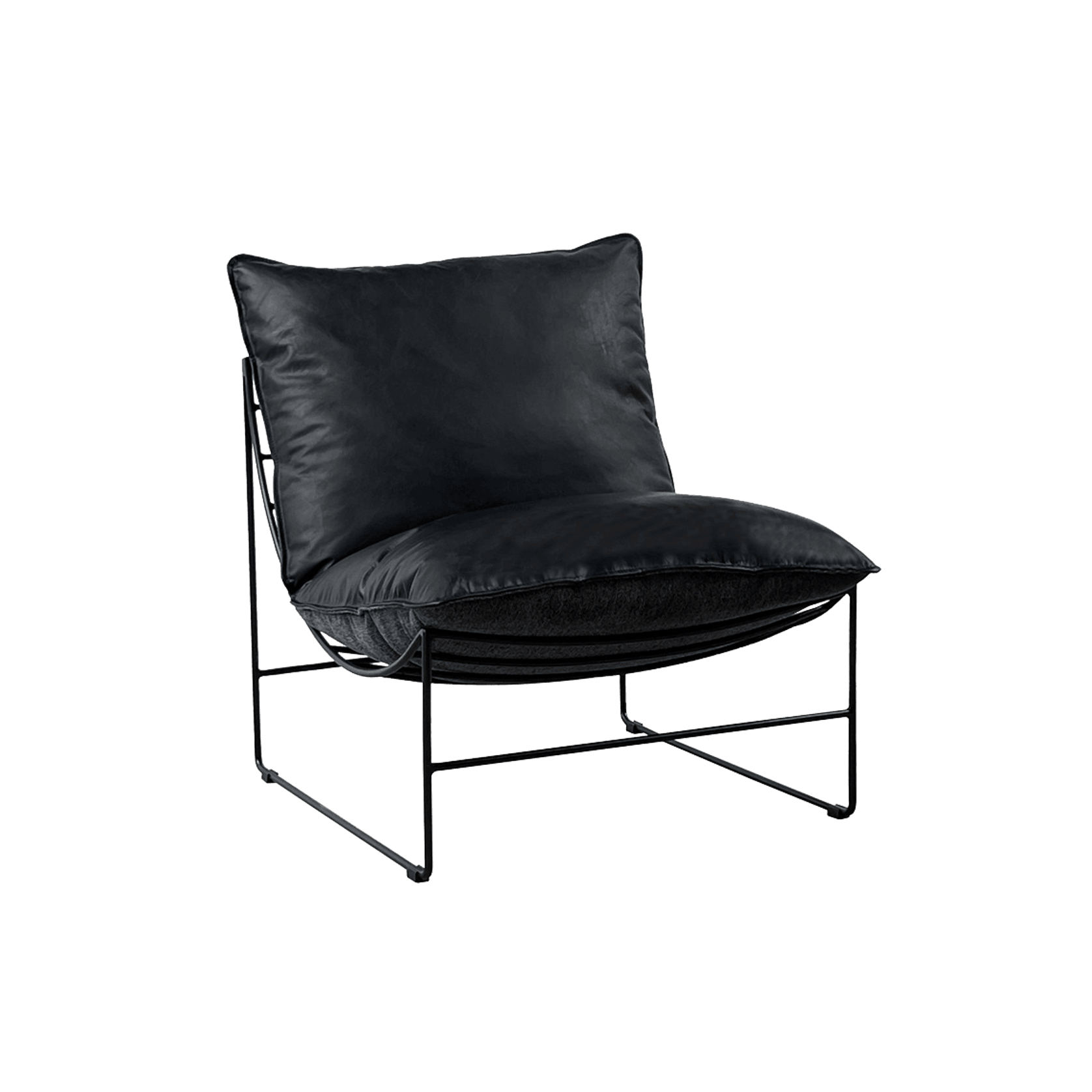 Leonardo Leather Lounge Chair gallery detail image