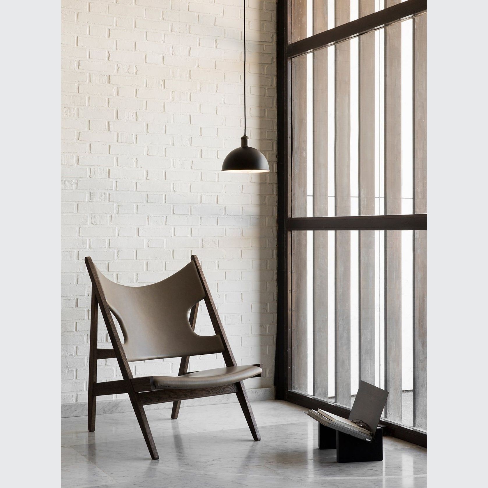 Audo CPH Knitting Lounge Chair, Leather gallery detail image