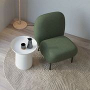 Moulon Lounge Chair - Kelp Green - Brushed Matt Bronze Legs gallery detail image