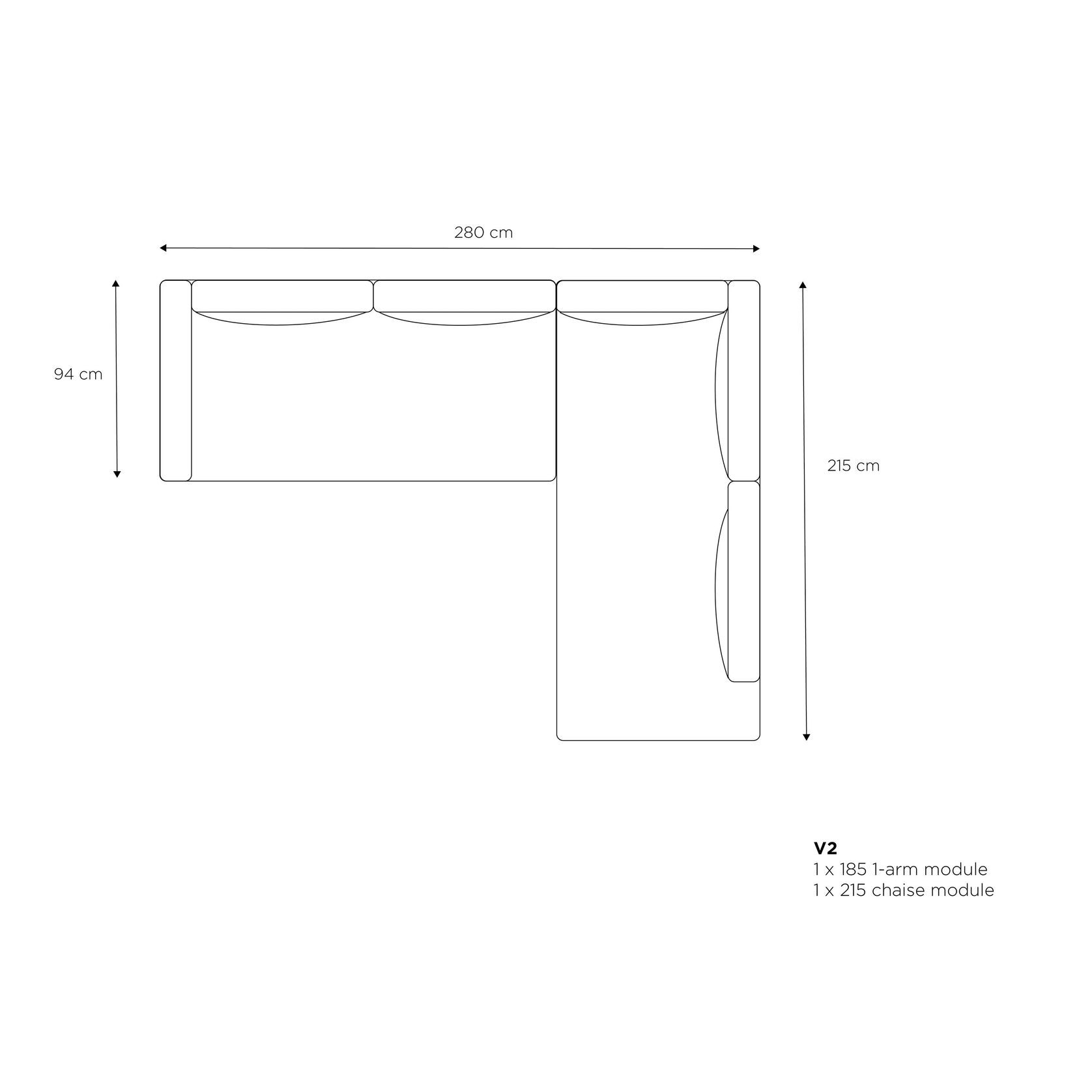 Department Chaise Sofa gallery detail image