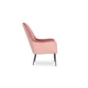 Soho Lounge Chair - Pink Velvet gallery detail image