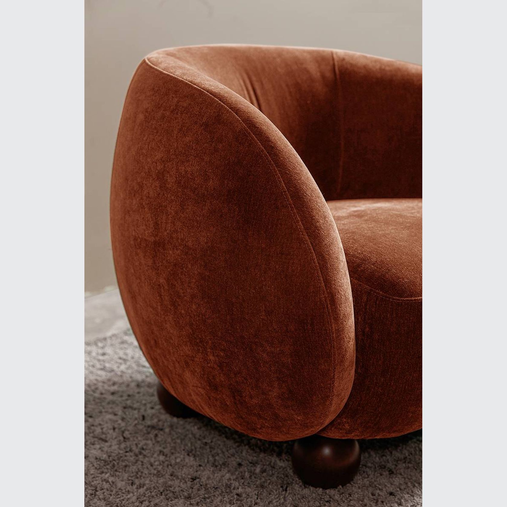 Napa Accent Chair | Rust gallery detail image