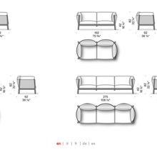 Yak Armchair & Sofa by DePadova gallery detail image