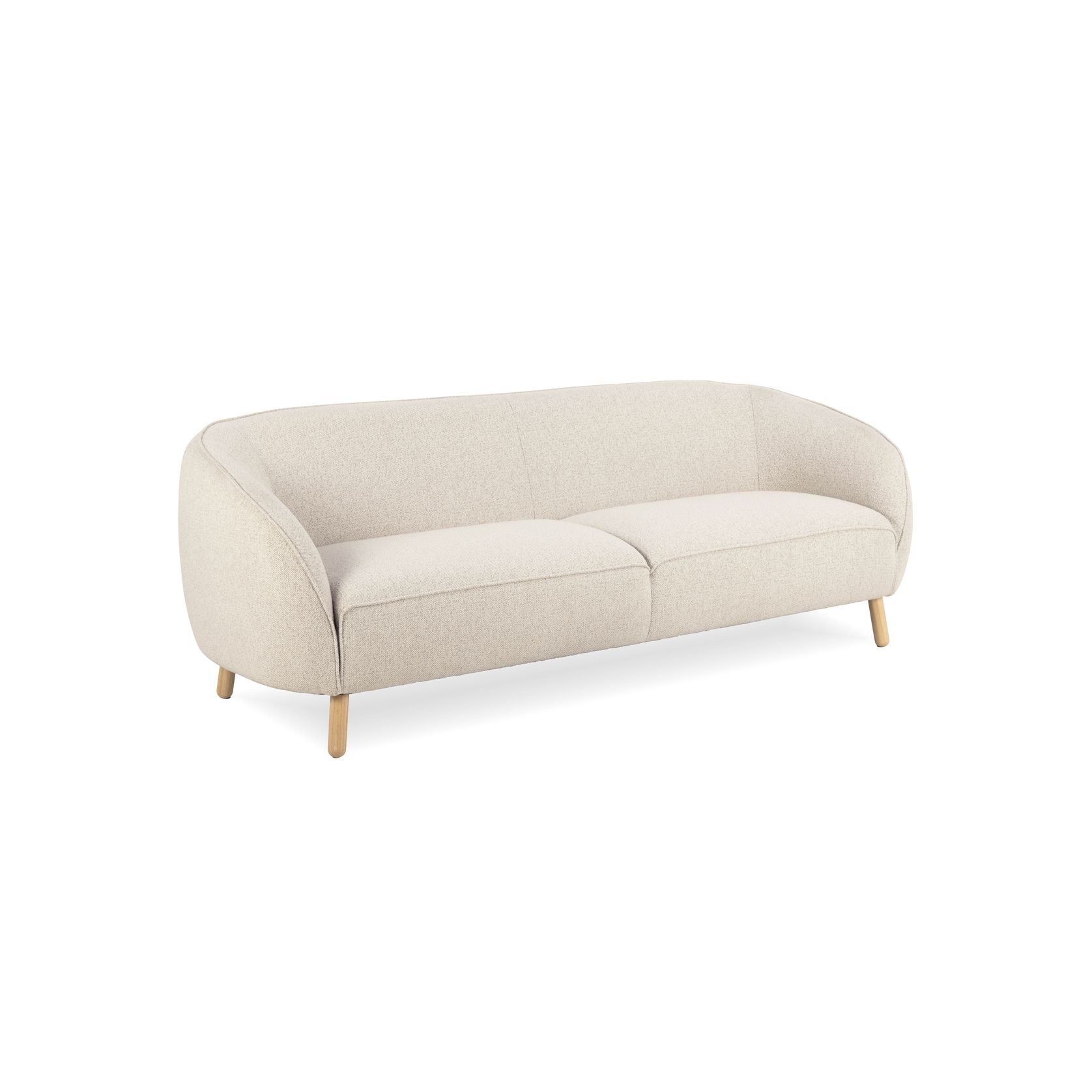 Willow 3 Seat Sofa - Ivory Cream gallery detail image