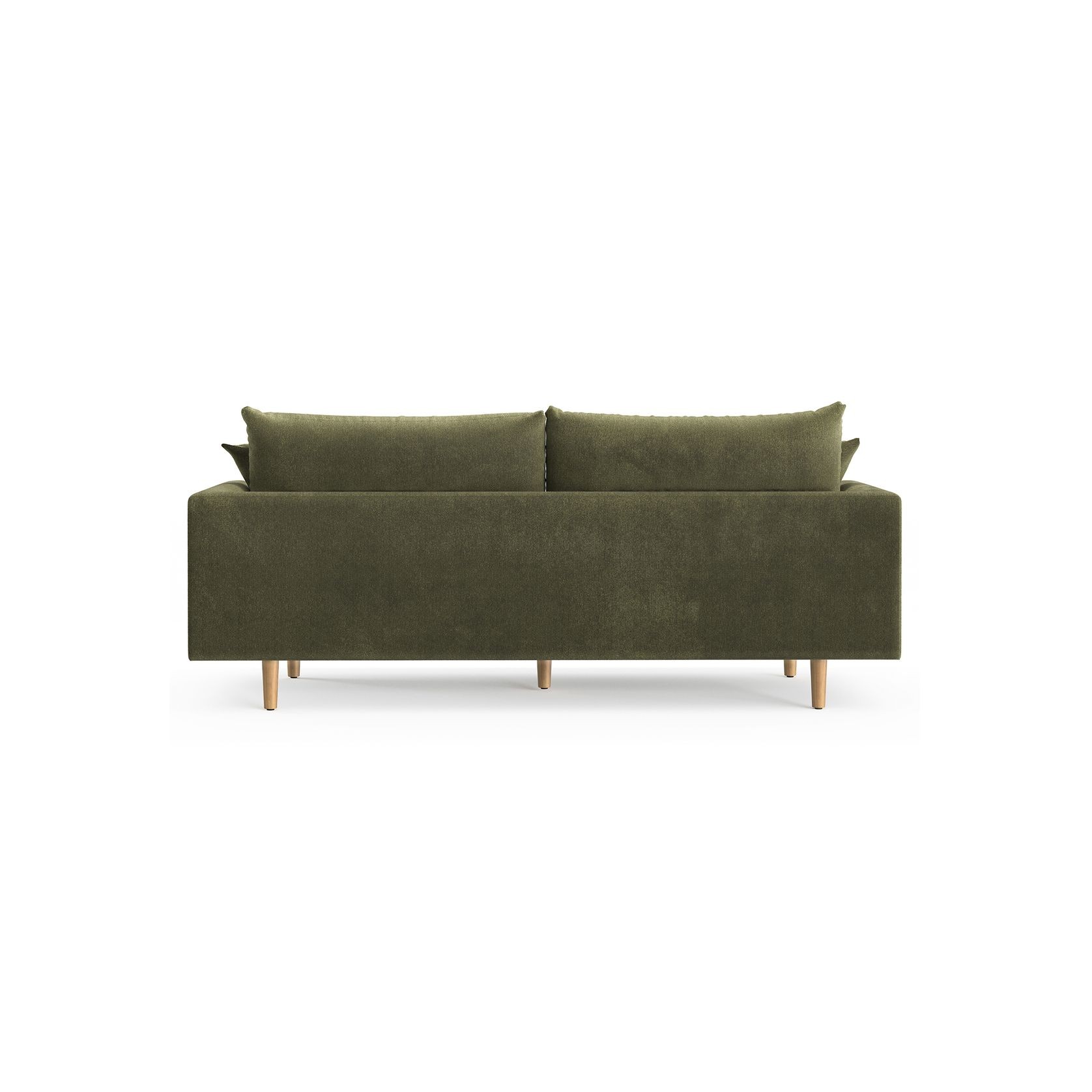 Byron 3 Seater Fabric Sofa | Feather Filled | Wattle Green gallery detail image