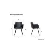 Andorra Arm Chair Vintage Green Seat gallery detail image