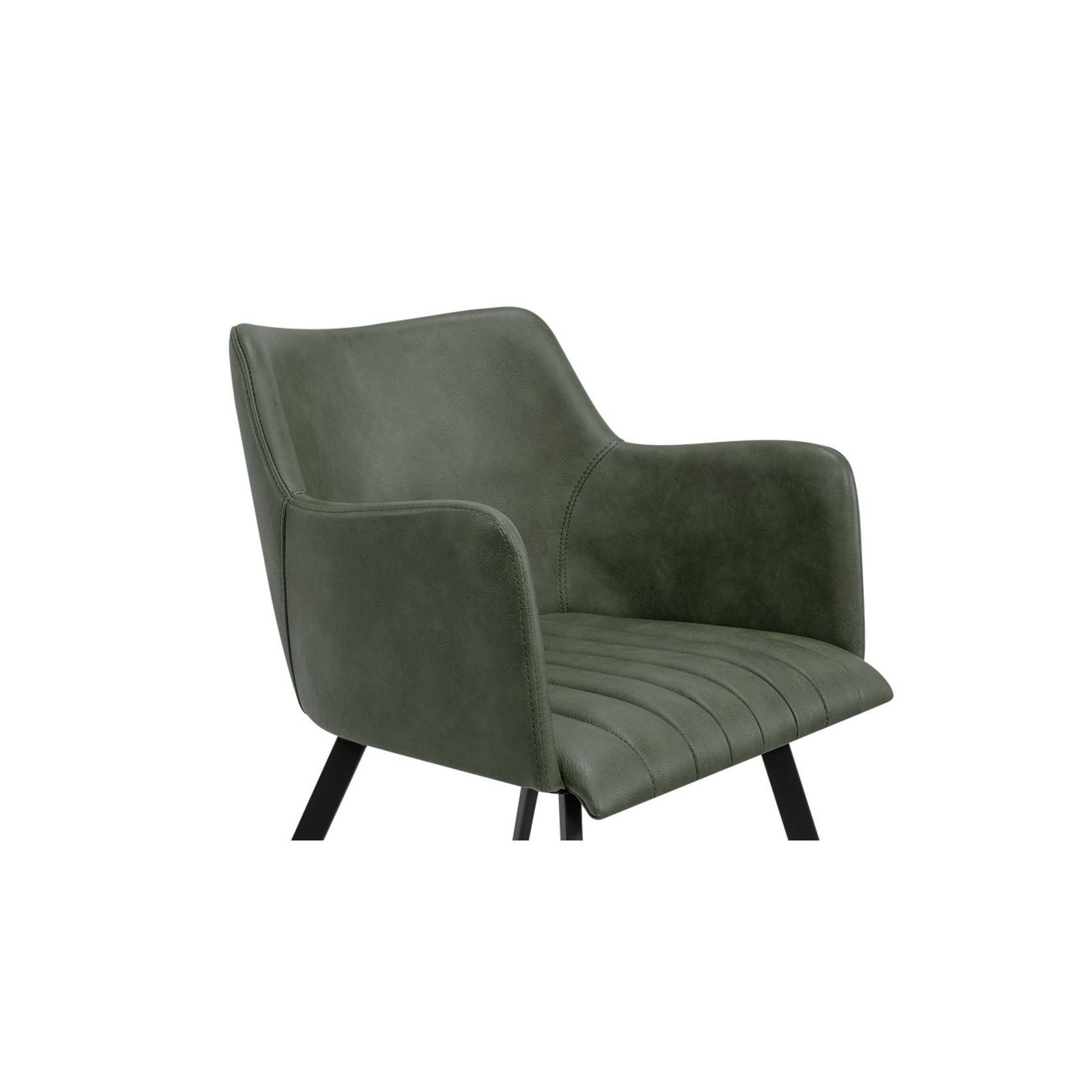 Andorra Arm Chair Vintage Green Seat gallery detail image