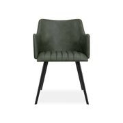 Andorra Arm Chair Vintage Green Seat gallery detail image