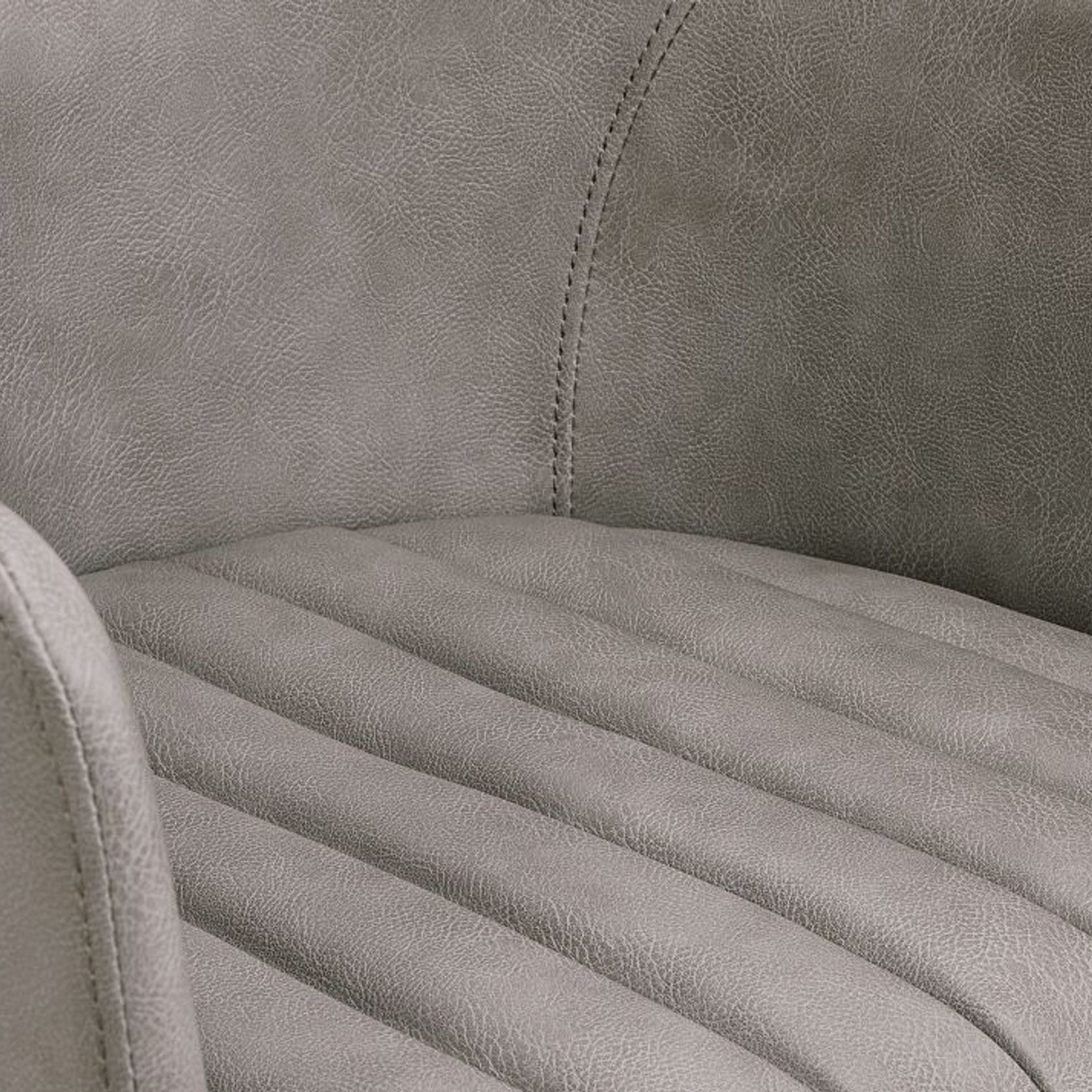 Andorra Arm Chair Vintage Grey Seat gallery detail image