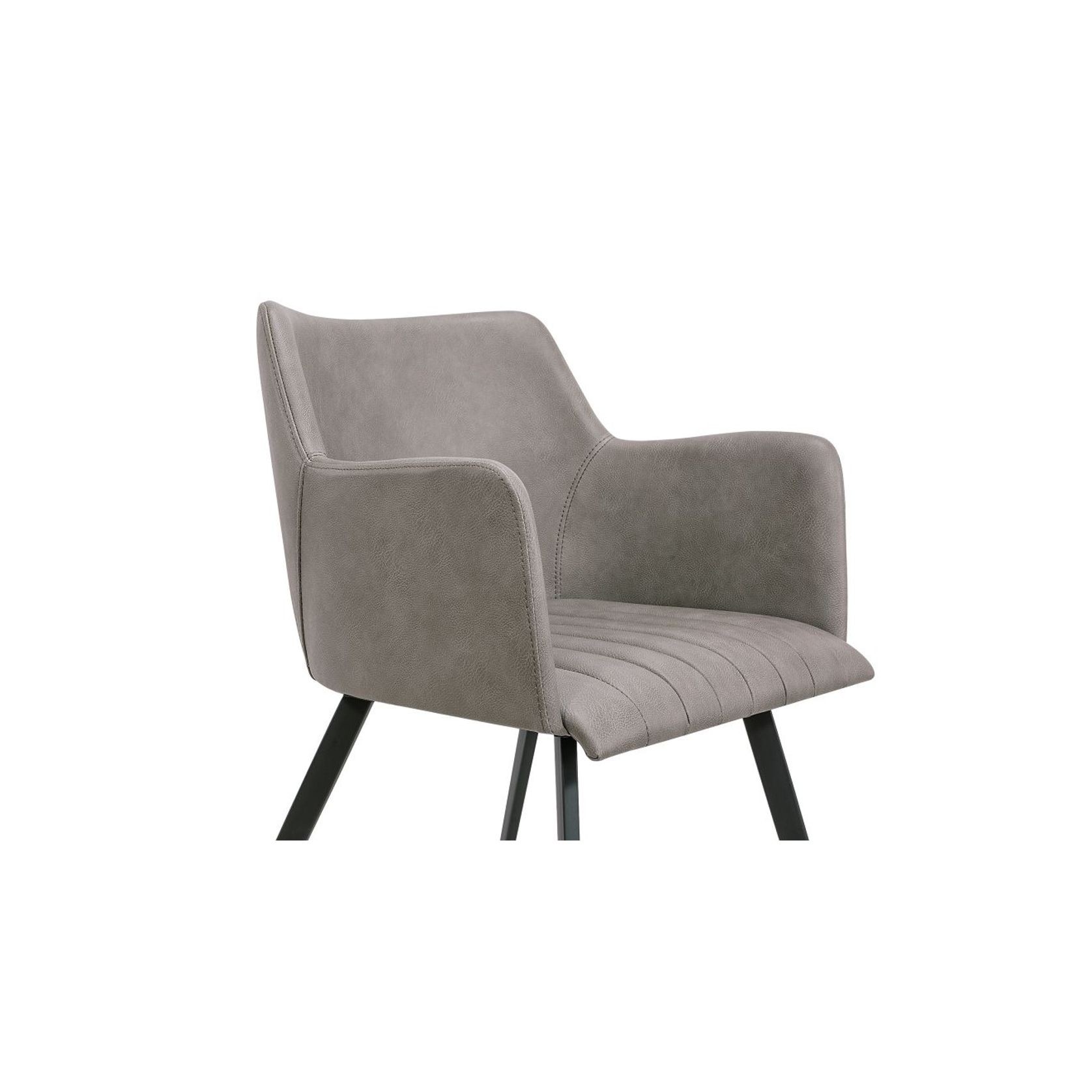 Andorra Arm Chair Vintage Grey Seat gallery detail image