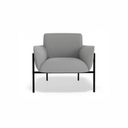 Charlie Single Seater Lounge Chair Cloud Grey gallery detail image