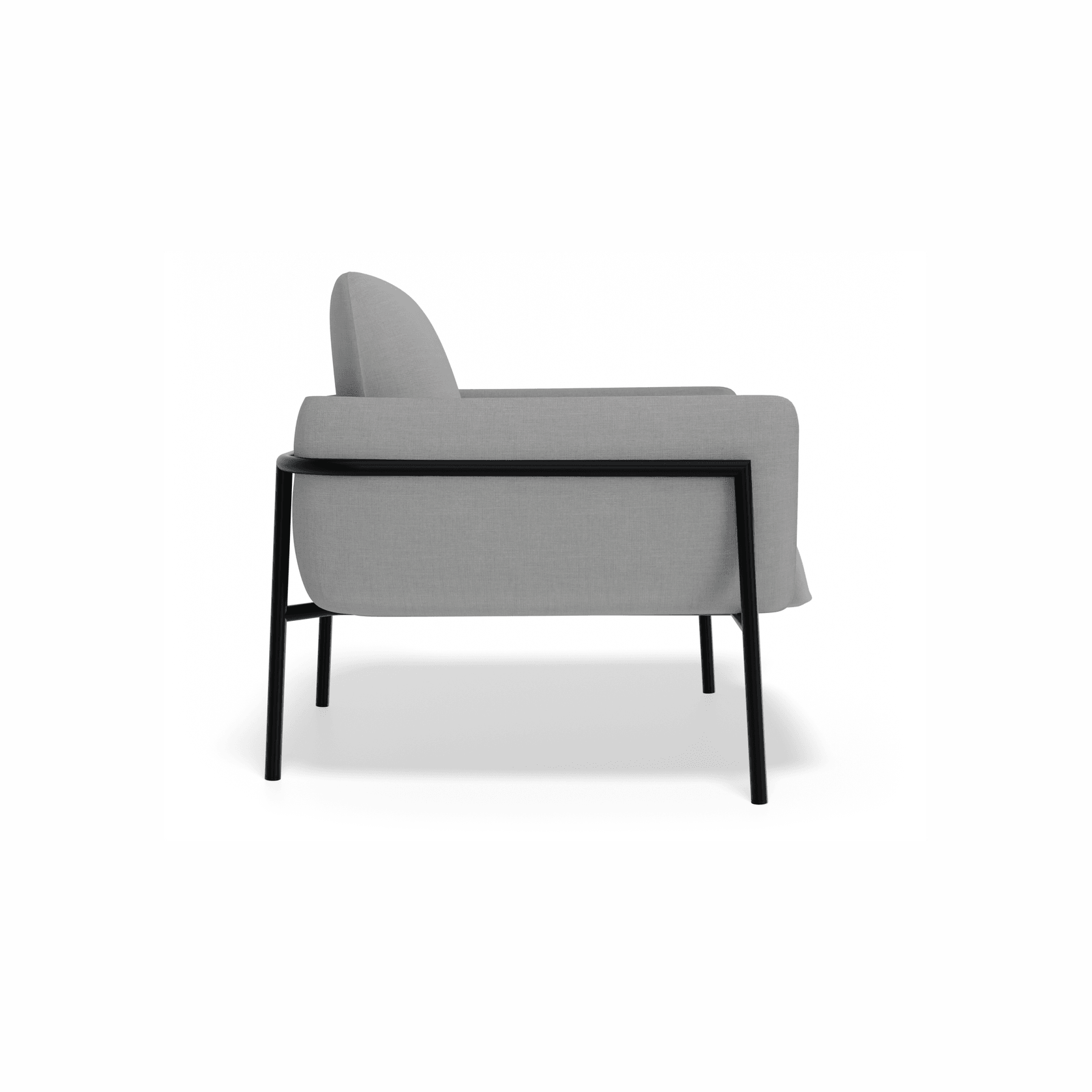 Charlie Single Seater Lounge Chair Cloud Grey gallery detail image