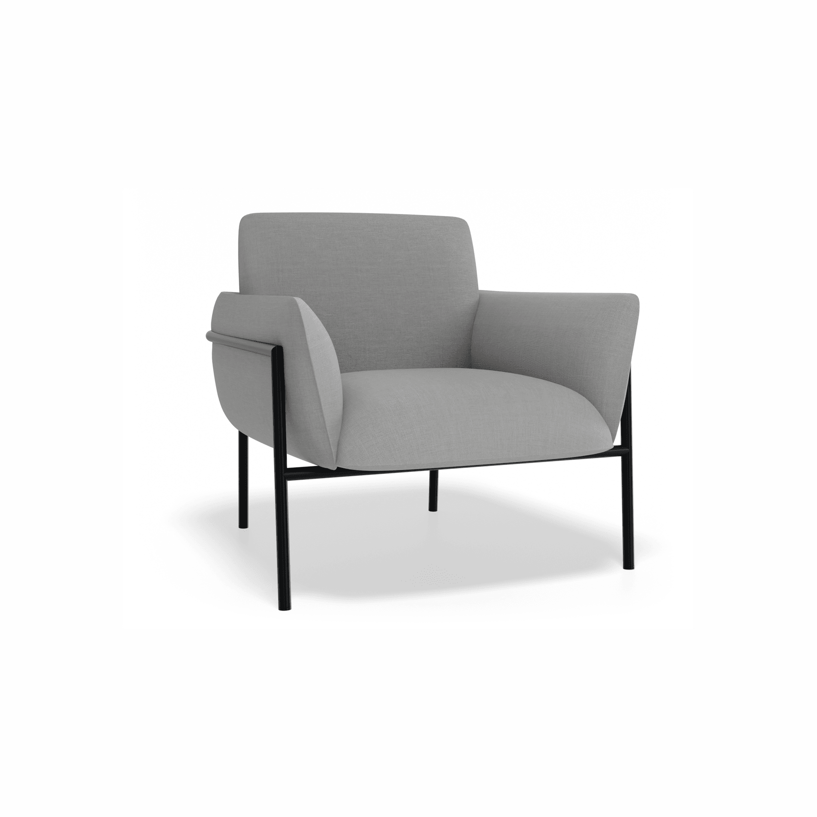Charlie Single Seater Lounge Chair Cloud Grey gallery detail image