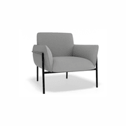 Charlie Single Seater Lounge Chair Cloud Grey gallery detail image
