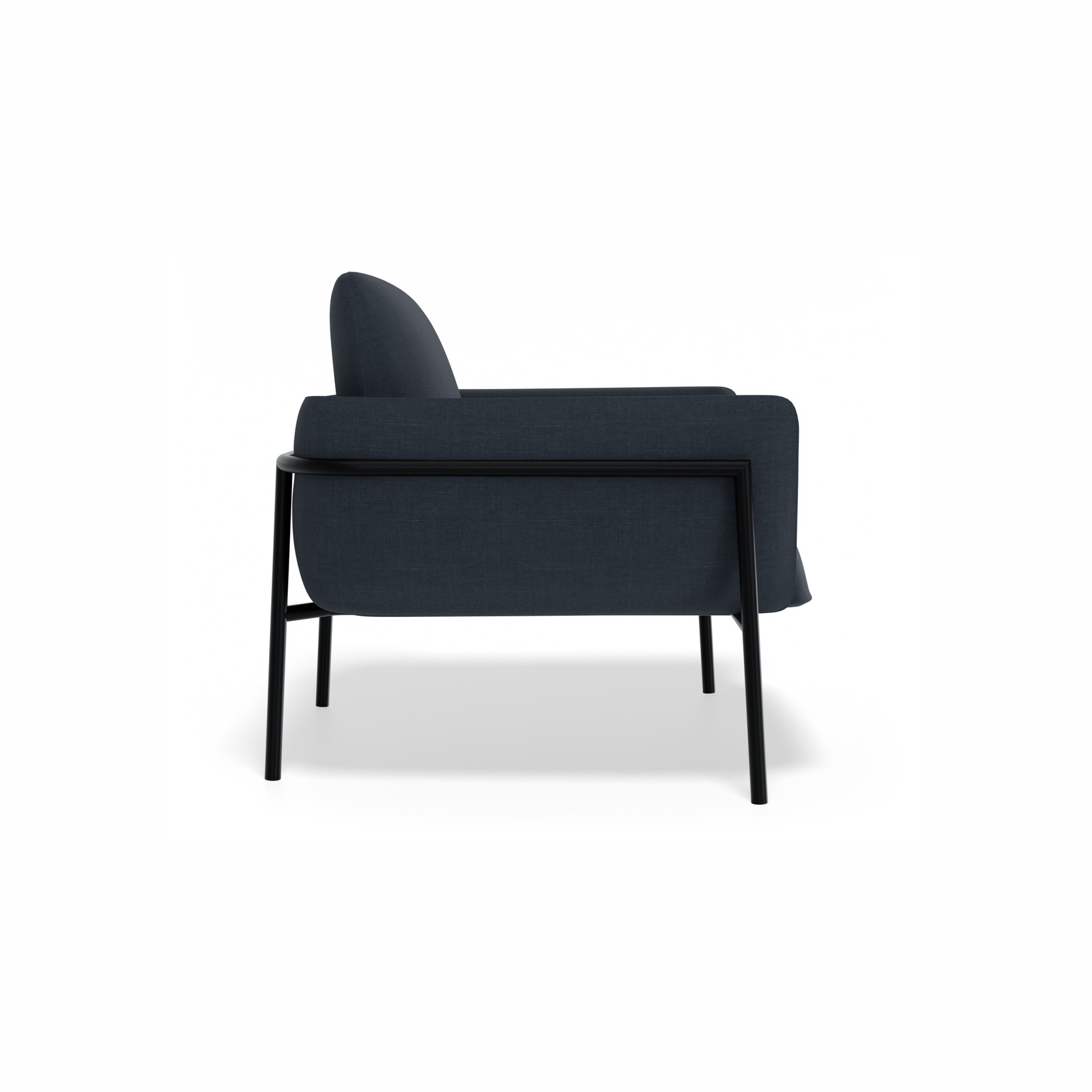 Charlie Single Seater Lounge Chair Midnight Blue gallery detail image