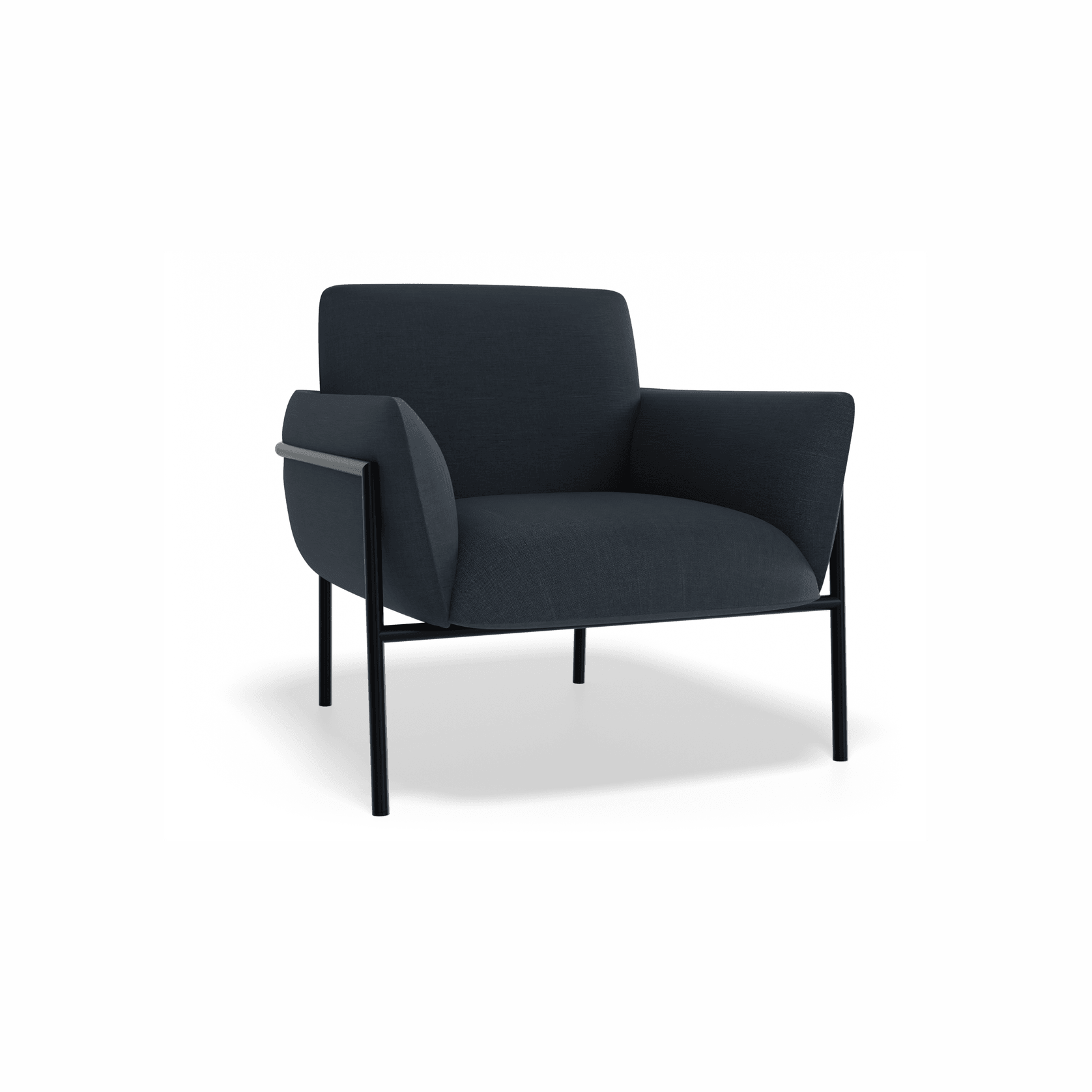 Charlie Single Seater Lounge Chair Midnight Blue gallery detail image