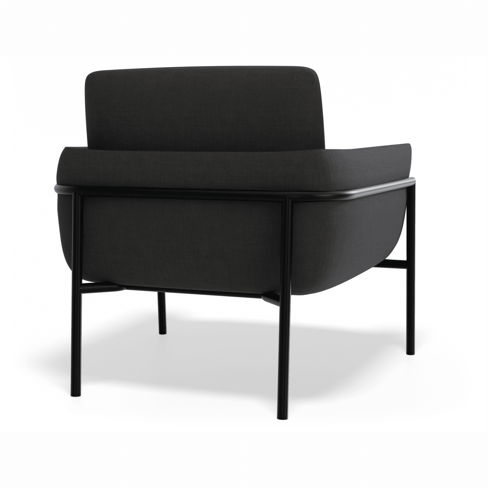 Charlie Single Seater Lounge Chair Storm Grey gallery detail image