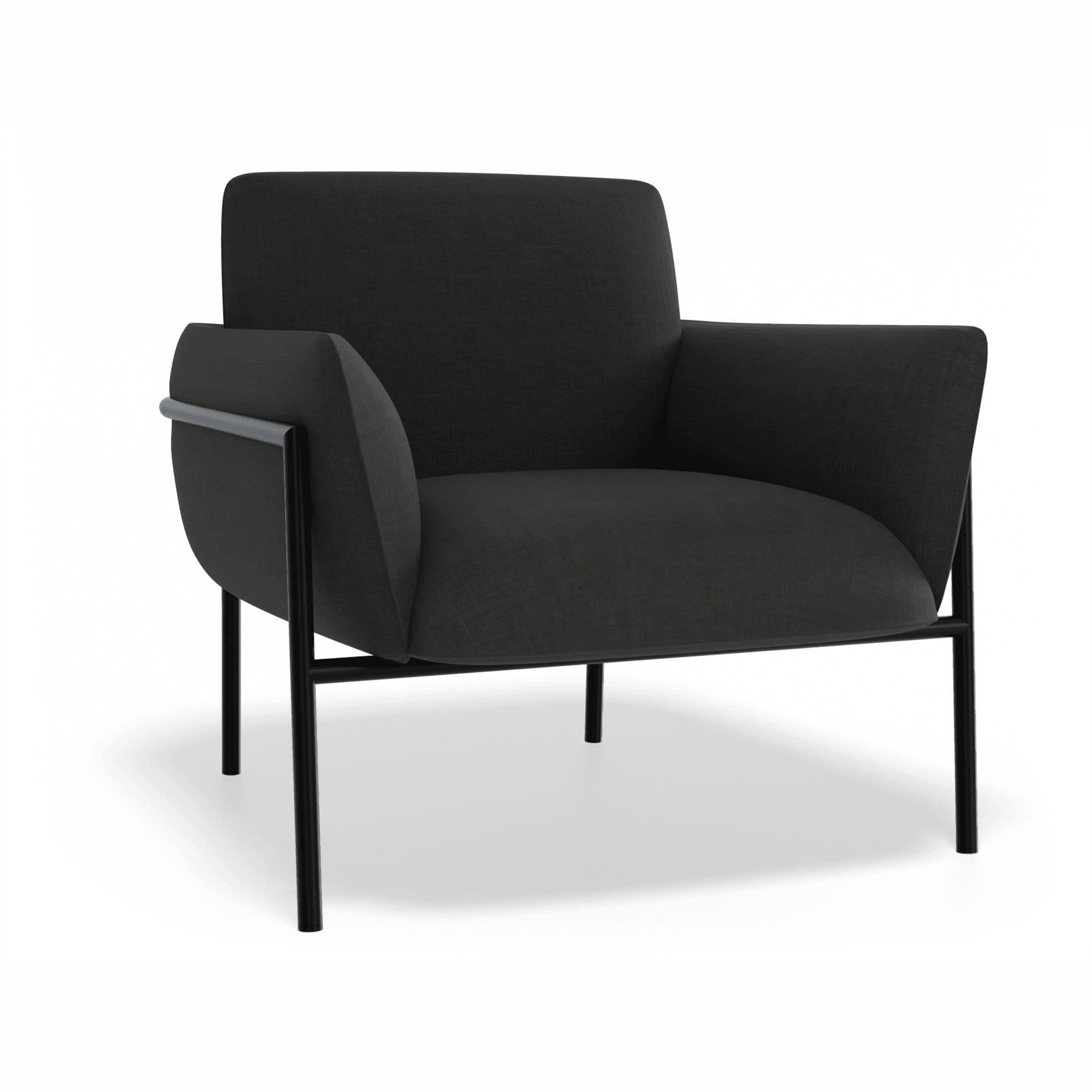 Charlie Single Seater Lounge Chair Storm Grey gallery detail image