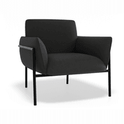 Charlie Single Seater Lounge Chair Storm Grey gallery detail image