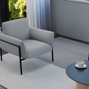 Charlie Single Seater Lounge Chair Cloud Grey gallery detail image