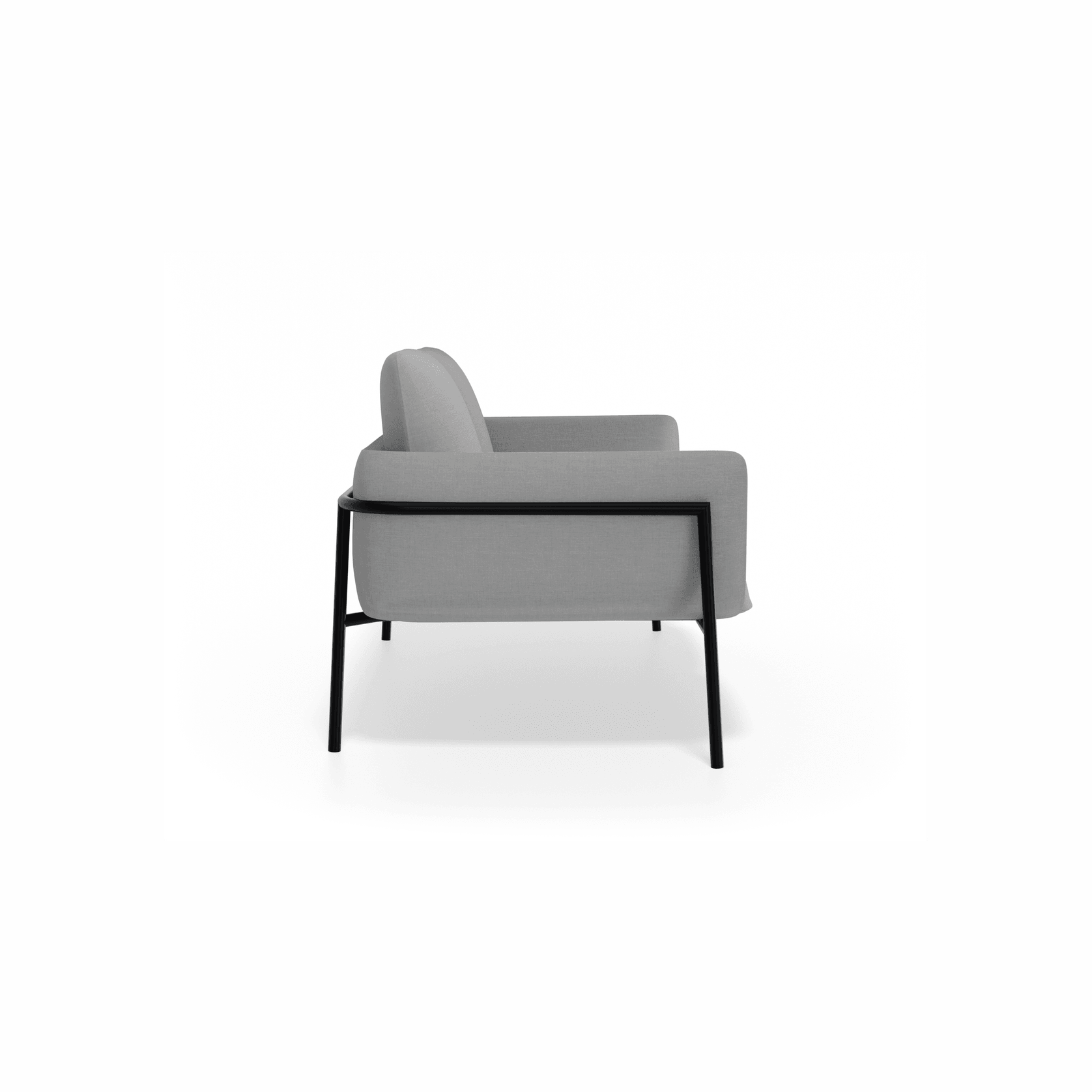 Charlie 2 Seater Cloud Grey gallery detail image