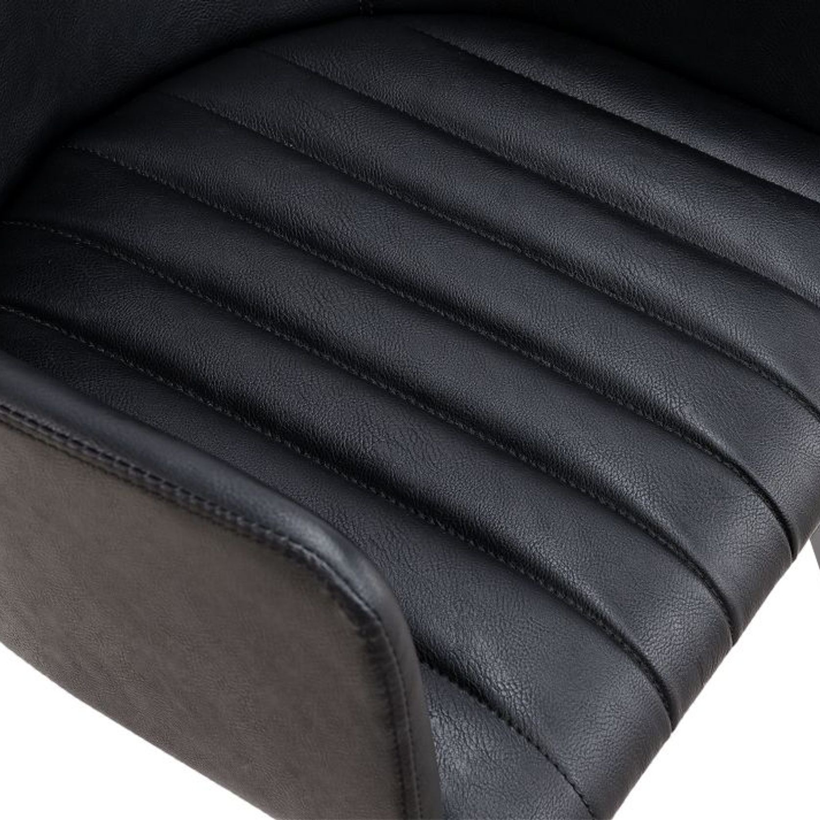 Andorra Arm Chair Vintage Black Seat gallery detail image