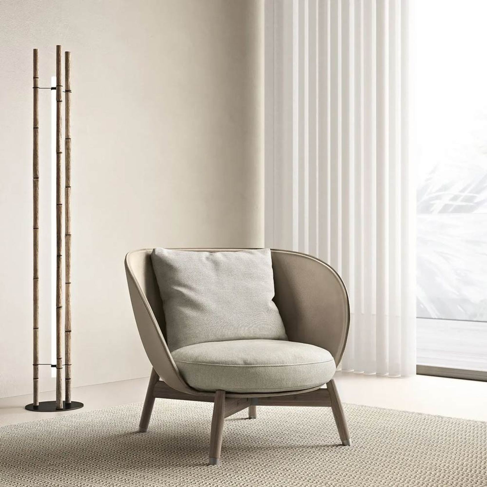 Eri Armchair By Flexform gallery detail image