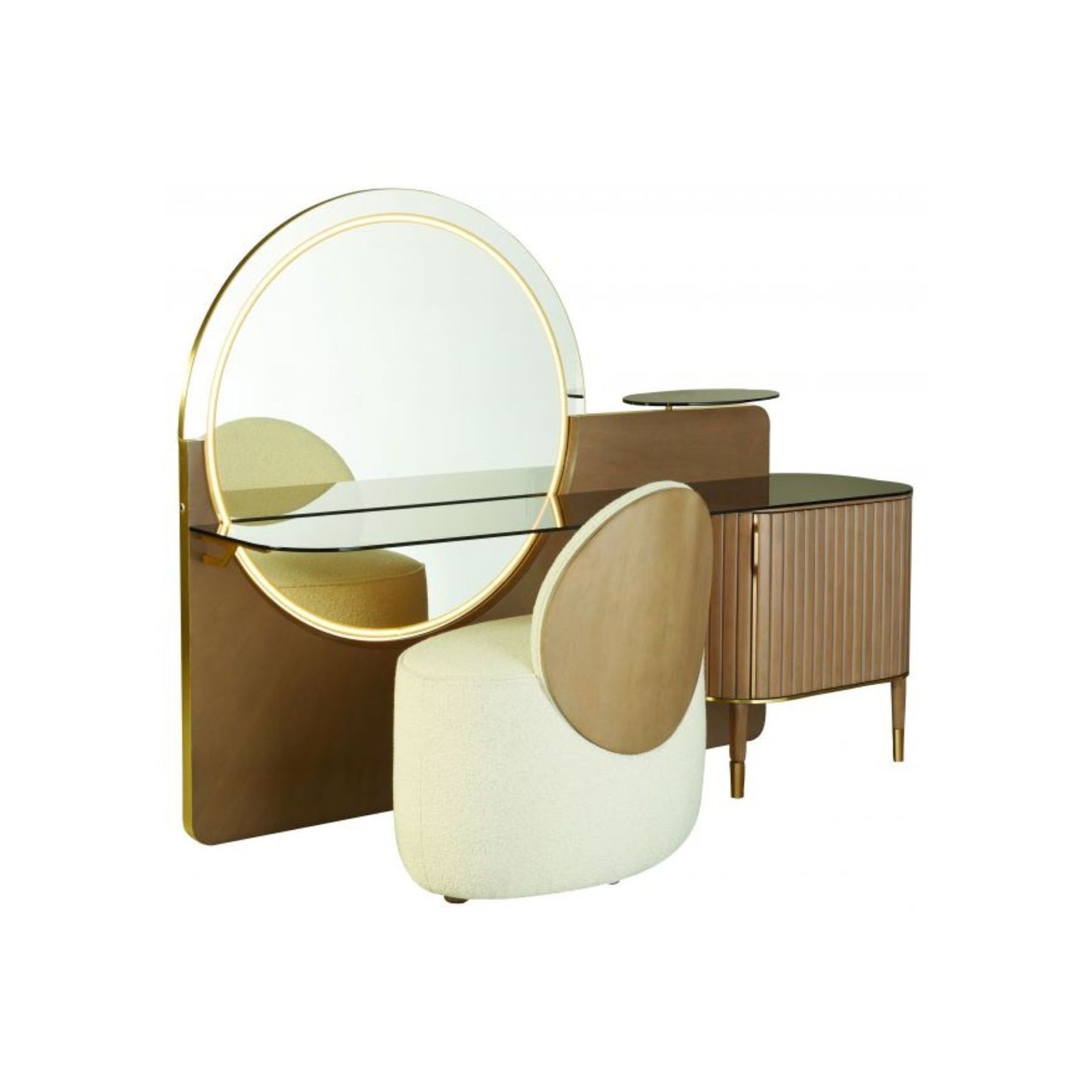 Eden-Rock Armless Chair gallery detail image