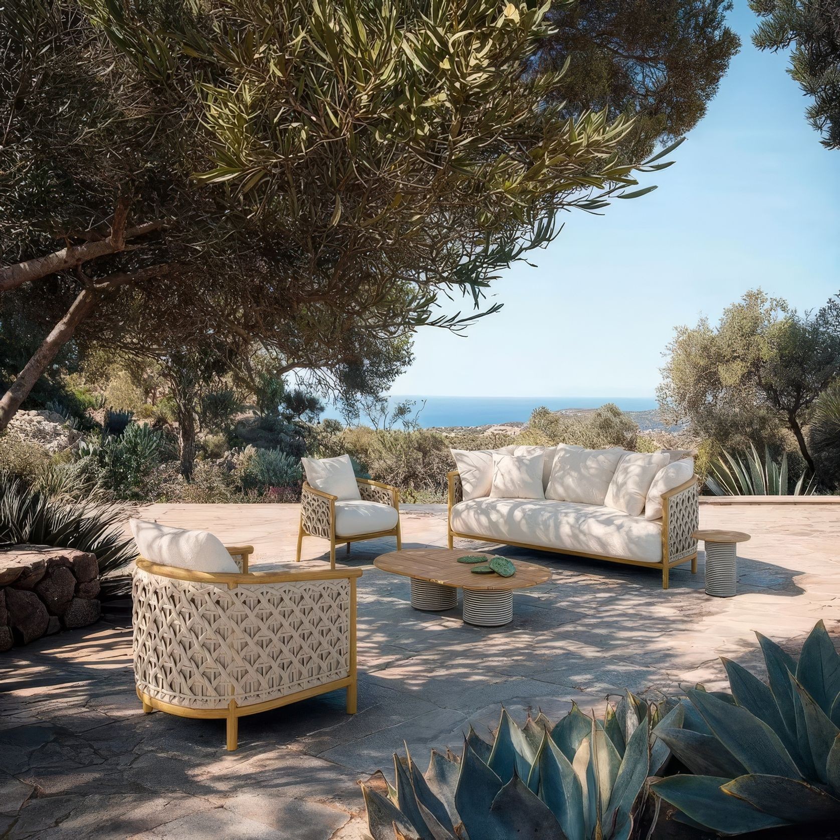ETHIMO PATIO 3-Seater Sofa gallery detail image