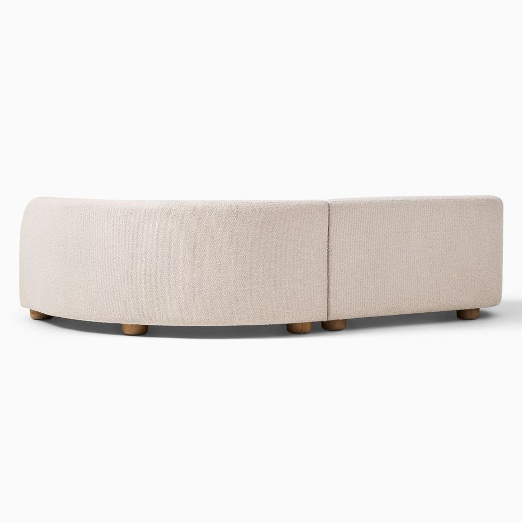 Laurent 2-Piece Wedge Chaise Modular Sofa gallery detail image