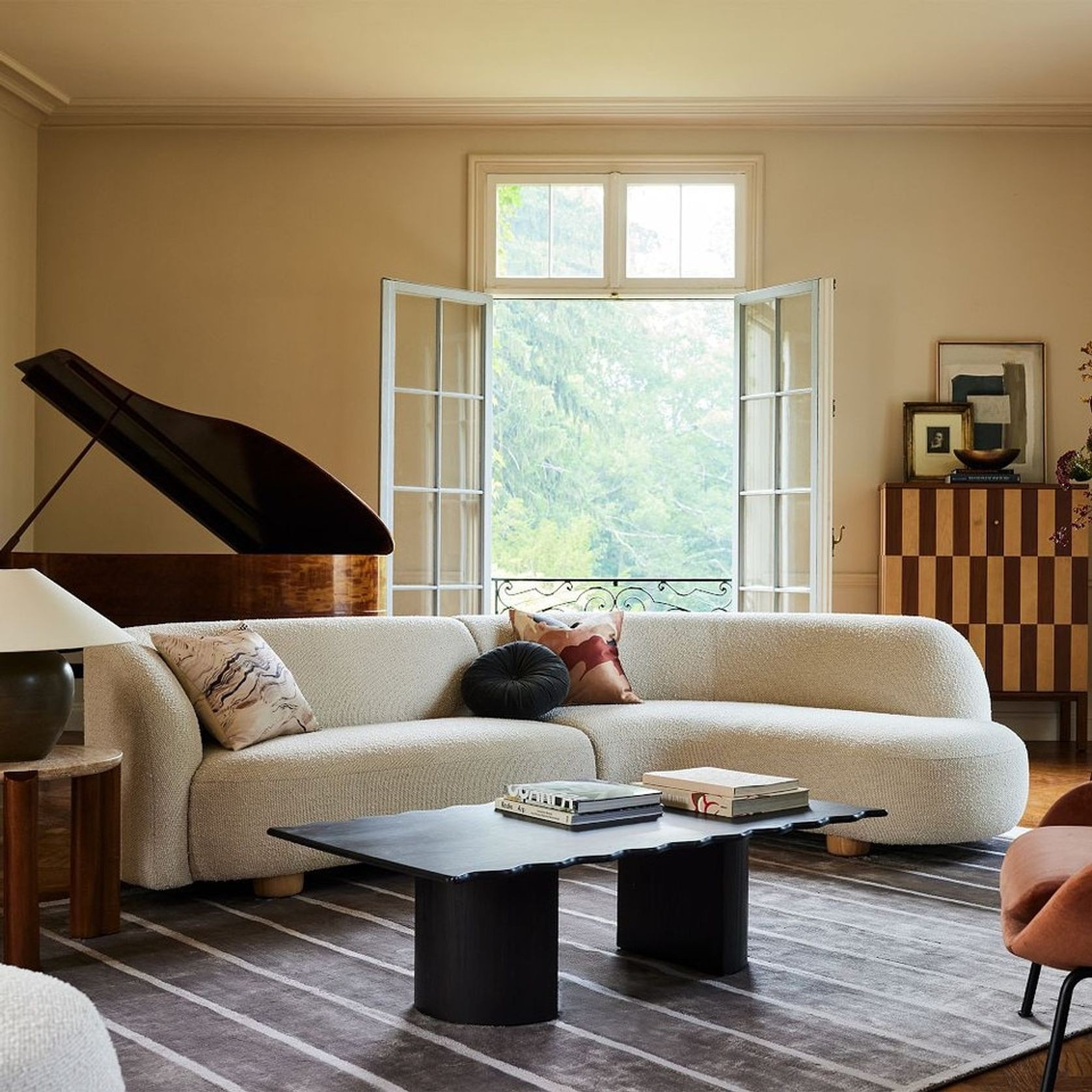 Laurent 2-Piece Wedge Chaise Modular Sofa gallery detail image