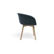 Lonsdale Armchair -  Natural - Blue Fabric gallery detail image