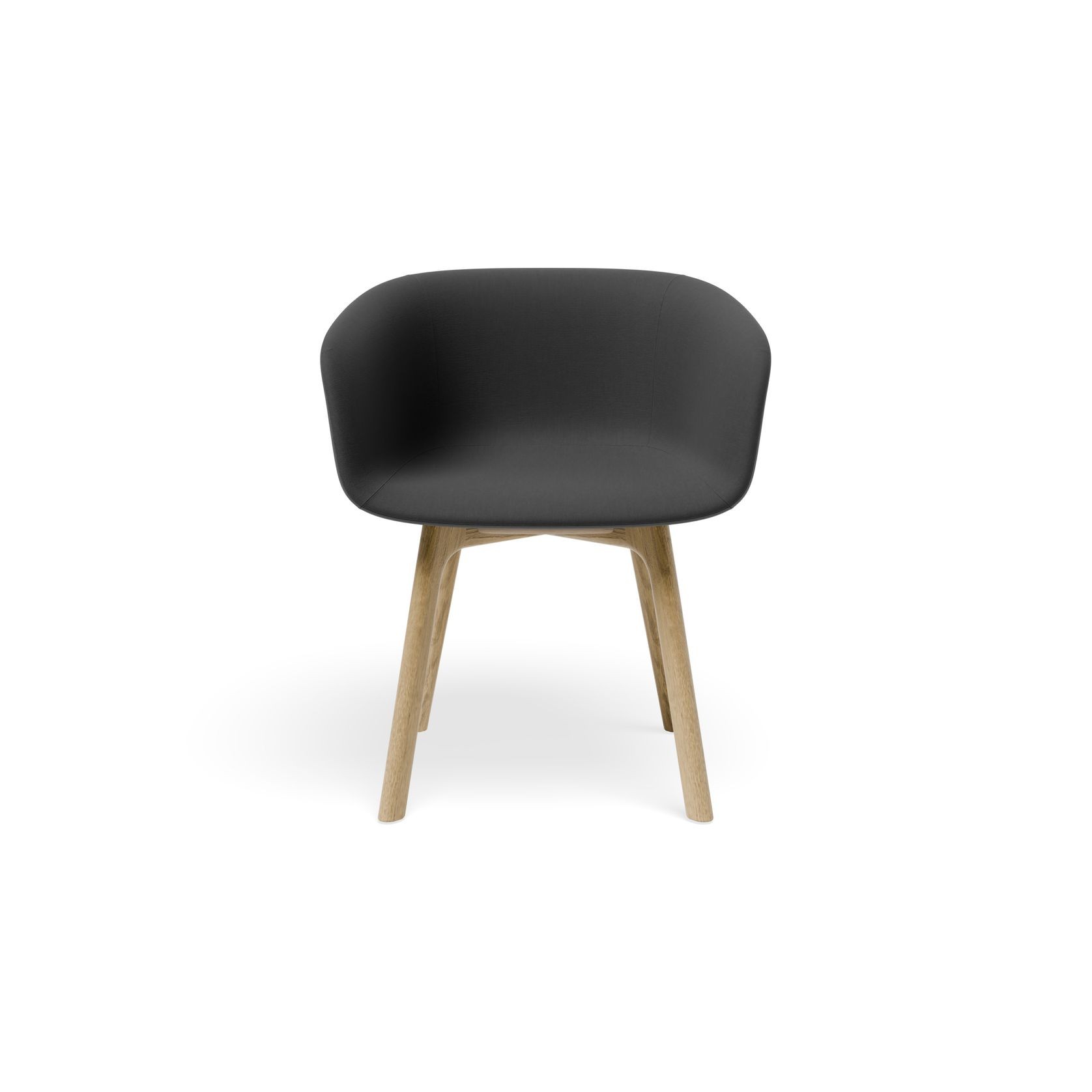 Lonsdale Armchair - Natural - Dark Grey Fabric gallery detail image