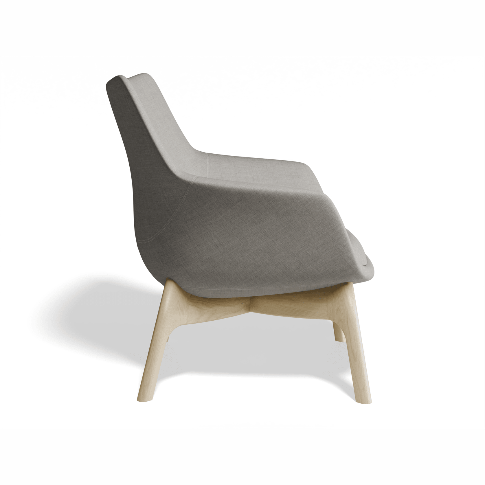 Flow Armchair - Light Grey gallery detail image