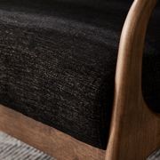 Paris Black Occasional Chair | Walnut | Hardwood Frame gallery detail image