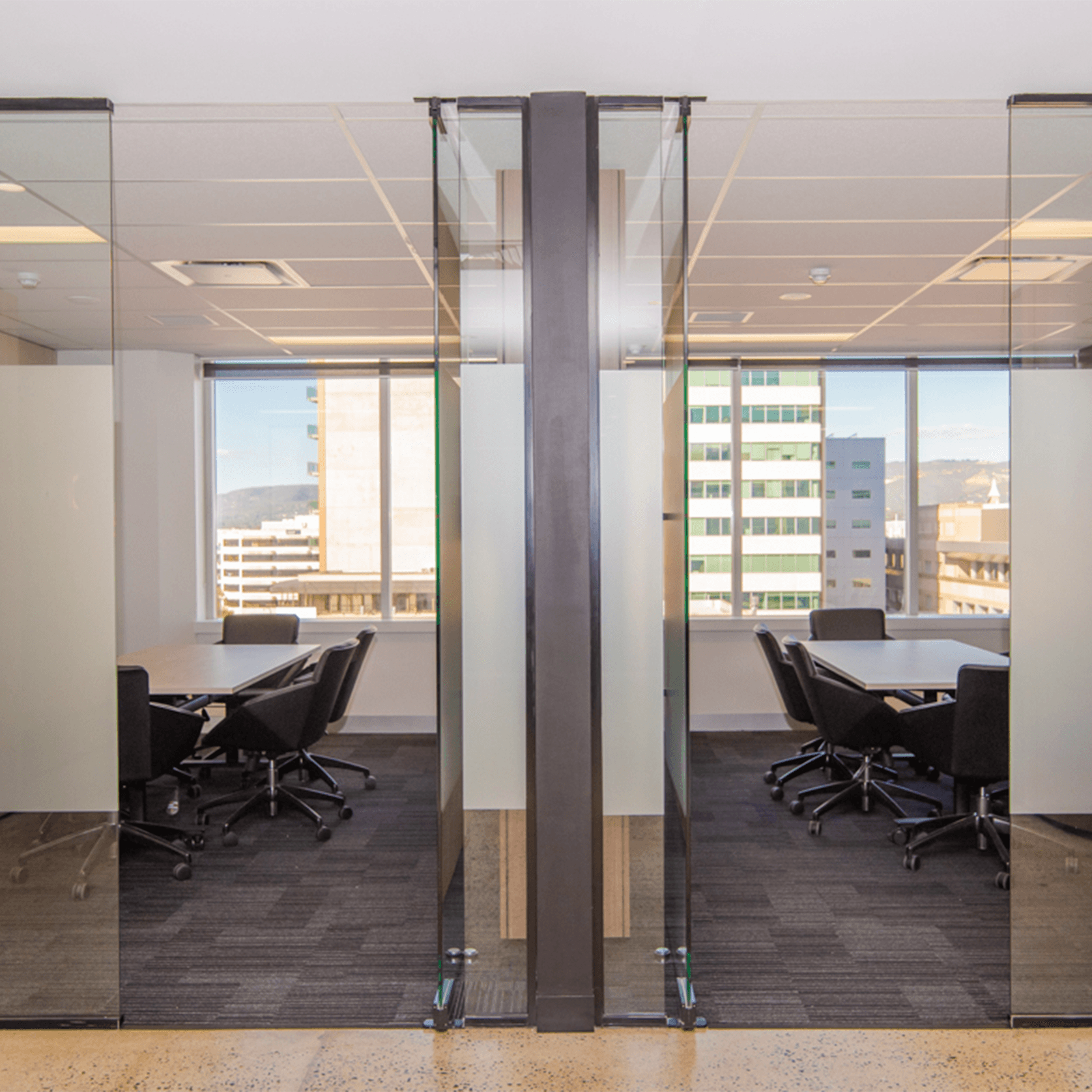 Hex Swivel and Tilt Lounge chair on Castors ArchiPro AU