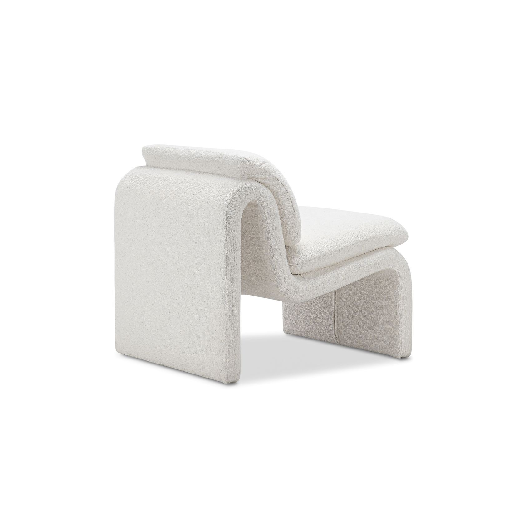 Curvee Occasional Chair | Cream Boucle gallery detail image