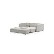 Doze 2.5 Seater Double Sofa Bed | Hail Grey gallery detail image